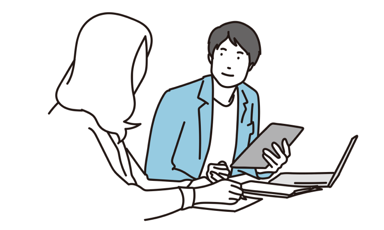 無料相談にてお客さまのご相談内容をお伺いいたします。